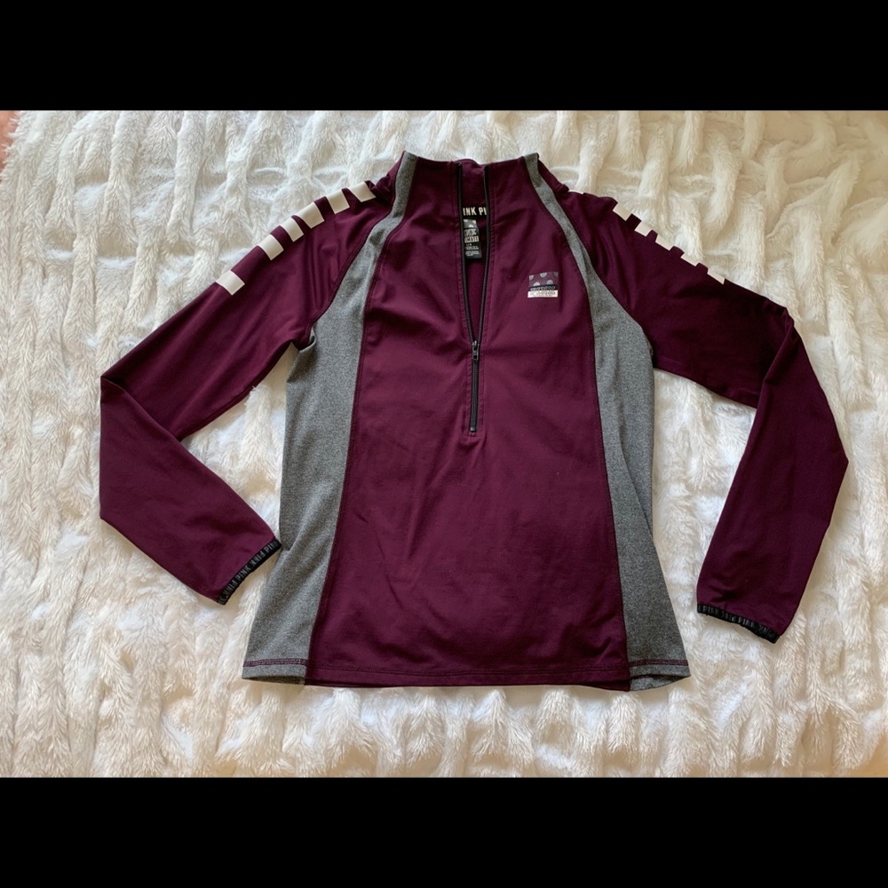 Pink Victoria secret half zip